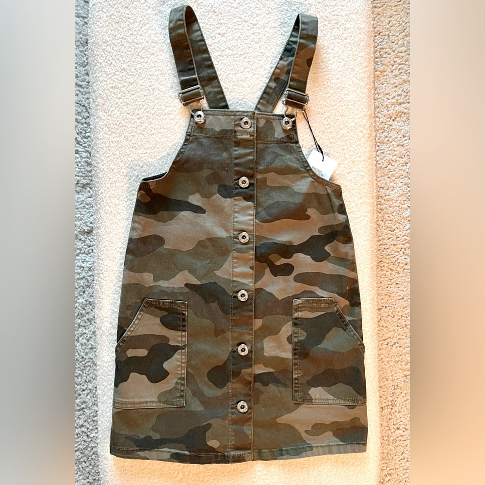NWT - Primark Girls Camo Dress, Size 9-10 Yrs Old